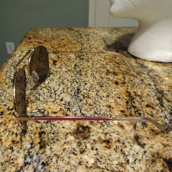 Jessica Simpson Purple and Rose Gold Aviator Sunglasses Brow Bar J6096 - Picture 6 of 10